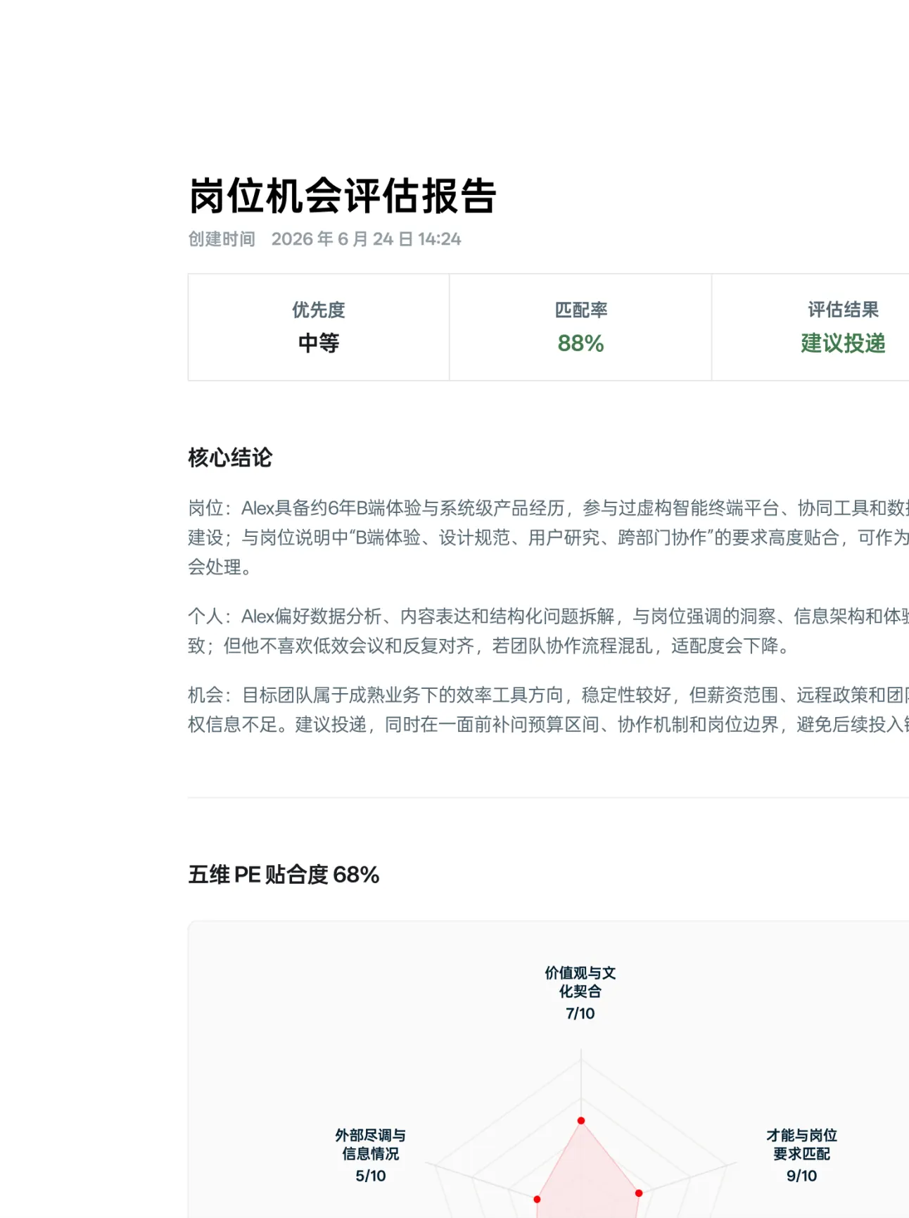 岗位机会评估报告预览